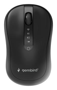 Gembird Ratón inalámbrico de 4 botones y modo dual