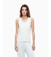 ea7 para mujer 7w001014af13919 camiseta de tirantes en mezcla de viscosa precious blanco xs casual deportivo sin mangas  tirantes