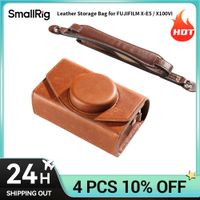 smallrig - estuche de cuero para fujifilm x-e5  x100vi bolsa de transporte con cierre magnetico funda protectora compacta