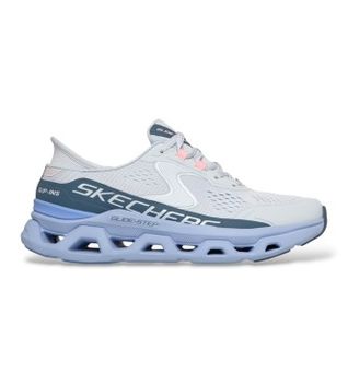 Skechers para mujer. 150510 Zapatillas Slip-Ins: Glide-Step Altus azul (40), Plano, Cordones, Casual, Deportivo, Multideporte