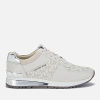 michael michael kors womens allie wrap trainers - vanilla - us 6uk 3 - white
