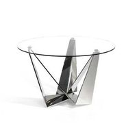 mesa comedor cristal modelo bon o 130 x 76 - transparente
