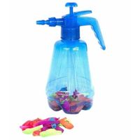 gerimport botella hinchable con hinchador para 100 globos de agua en 2 colores
