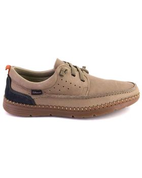 de DJ SANTA 4218 ZAPATOS DE HOMBRE NOBUK TAUPE