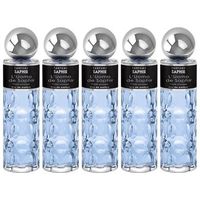pack de 5 eau de parfum hombre saphir luomo 200 ml