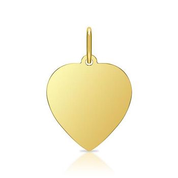 Colgante de plata 925 dorado grabable