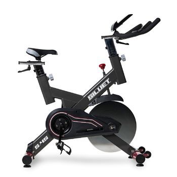 Bicicleta Ciclo Indoor Siluet S-4s 115x51x119 Cm 7 Funciones, Pulsómetro, Inercia 18 Kg Y Resistencia Regulable