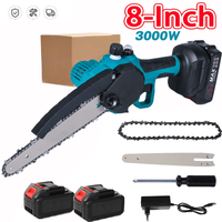 motosierra electrica portatil de mano herramienta de poda de jardin para bateria makita de 18v 3000w y 8 pulgadas