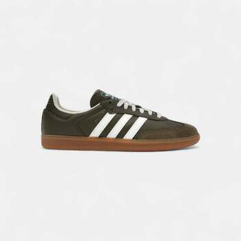 adidas Deportivas Moda Samba OG Medium Raw Khaki Gum para mujer