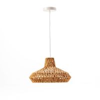 lampara de techo male de cuerda natural marron o37 cm e27