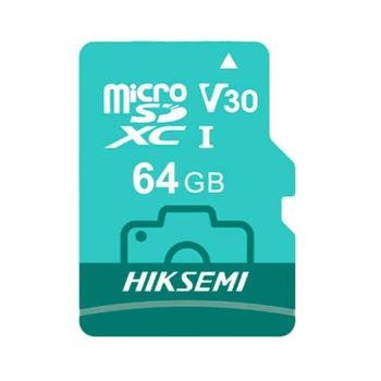 Tarjeta MicroSD Hikvision NEO LUX TF 64GB U3 100MB/s Resistente 4K TLC NAND
