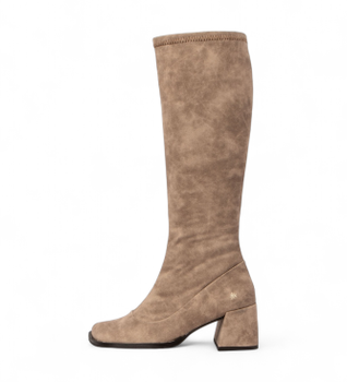 Art para mujer. 117081120003_020 Botas de Piel 1708 Verona beige (42), 5 a 8cm, Cremallera, Casual
