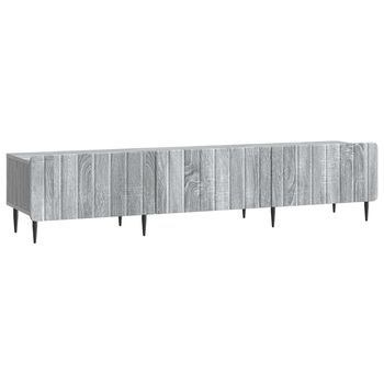 Mueble De Tv Con Cajón Gris Sonoma 147 X 34,5 X 32 Cm Vidaxl