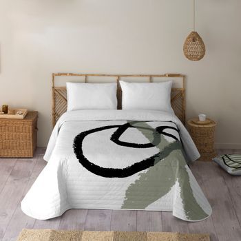 Icehome - Colcha Bouti Estampado - Gramaje 70 Gramos - Cama 135 - Trazo