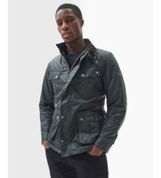 barbour international para hombre mwx2140 chaqueta tourer duke verde 3xl casual algodon manga corta