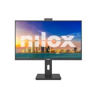 monitor nilox nxm24rweb02b 238 fhd 120hz ips led base giratoria webcam altavoces low blue light