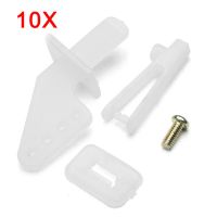 conjunto de servo de timon 10x con tornillo de sujecion de 1 mm para aviones rc
