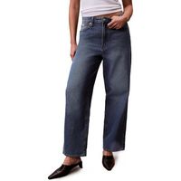 calvin klein jeans jeans eu barrel jean indig para mujer