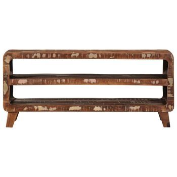 Mueble Para La Tv | Mueble De Salón | Mesa De Tv 105x46x32 Madera Maciza Reciclada