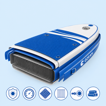 Tabla Paddle Surf 305cm Azul - Tabla De Stand Up Paddle Hinchables Para Mar, Ríos Y Lagos.