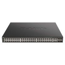 D-Link DGS-2000-52MP switch Gestionado L2/L3 Gigabit Ethernet (10/100/1000) EnergÃa sobre Ethernet (PoE) 1U Negro