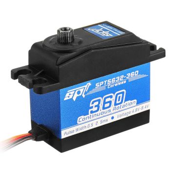 SPT Servo SPT5632-360 Servo Digital sin Núcleo con Engranajes de Metal de Alto Par de Cambio Lineal para Robot RC