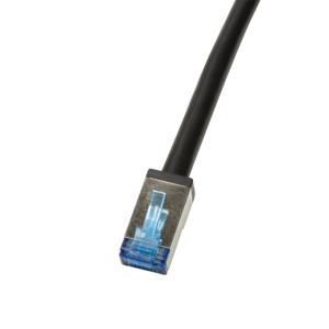 LogiLink CQ7033S cable de red Negro 1 m Cat6a S/FTP (S-STP)