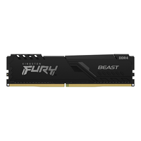 memoria 16 gb ddr4 3200 kingston fury beast black cl16