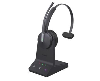 Yealink WH64 Mono UC Auriculares Inalámbrico Diadema Oficina/Centro de llamadas USB Tipo C Bluetooth Negro