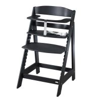silla comer evolutiva roba sit up flex madera negra altura regulable