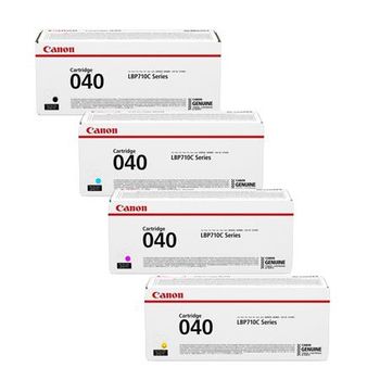 Original Multipack Canon i-SENSYS LBP-712Cx Printer Toner Cartridges (4 Pack) -0460C001AA