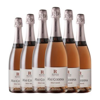 Mas Codina Rosé Brut Cava Reserva 75 Cl 12.4% Vol. (pack De 6 Unidades)