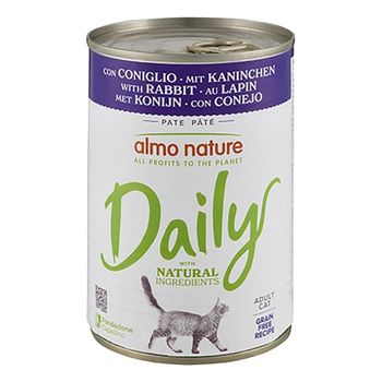 Almo Nature Daily Menu 24 x 400 g - Pack Ahorro - Conejo