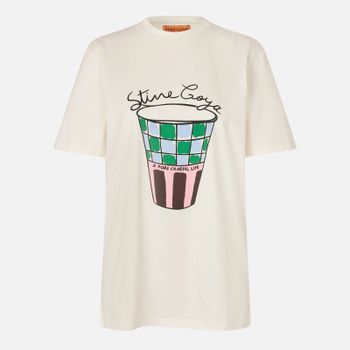 Stine Goya Coffee Cup Exclusive Cotton-Jersey T-Shirt - S