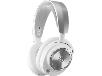 Auriculares gaming - SteelSeries Arctis Nova Pro Wireless, Supraaurales, Bluetooth, Micrófono, Cancelación de ruido, Blanco