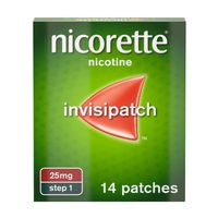 nicorette invisi step 1 25mg - 14 patches