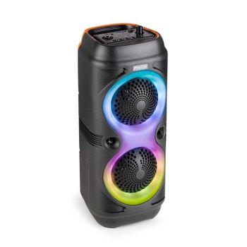Altavoces Fenton Portátil Bluetooth 100W con micrófono y luces LED