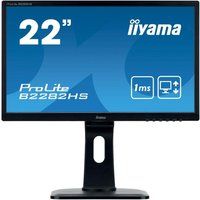 iiyama prolite b2282hs-b1 full hd 22 lcd monitor - black black
