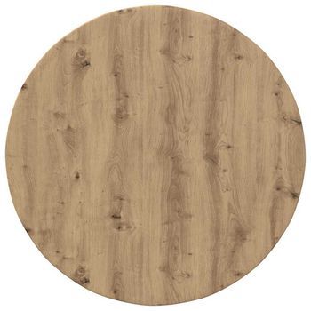 Encimera Ø 80 X 1,5 Cm Redondo Madera De Ingeniería Vidaxl
