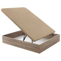 canape abatible relax musa 3d gran capacidad alturas 3832 cm - natural - 180x190 cm - altura 38 cm