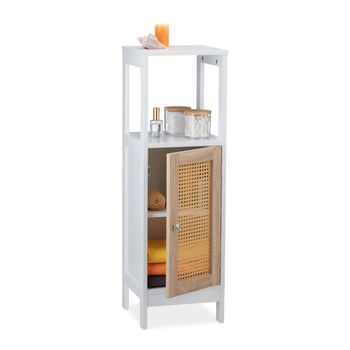 Mueble De Baño Con 3 Compartimentos Blanco