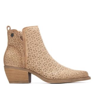 Refresh para mujer. 17504101-BEIGE Botines 175041 beige (39), Marrón, 3 a 5cm, Cremallera, Casual