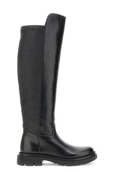 botas de cuero black 39