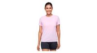 maillot de manga corta rosa hoka airolite run para mujer