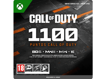 Xbox Series X S Call of Duty® 1.100 Puntos (*Juego no incluido) (Código de descarga)