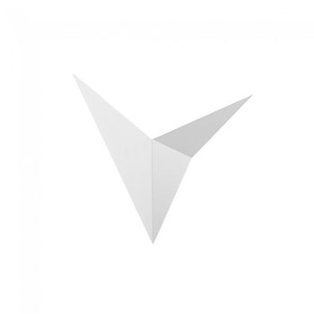 Aplique de pared dove blanco