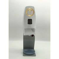 dispensador automatico para agua bendita de sobremesa diseno 4 logo color negro
