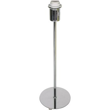 Base para sobremesa pic redondo 1xe14 al.42xd.13cm cromo