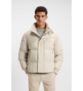 BOSS para hombre. 50547565 Abrigo Ocamp beige (48), Casual, Poliéster