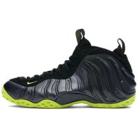 nike zapatillas de baloncesto air foamposite one black volt para hombre